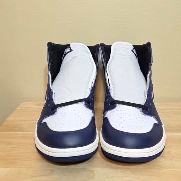 Air Jordan 1 Retro High OG Midnight Navy Black White DZ5485401 Men\'s Size 14 main image 5